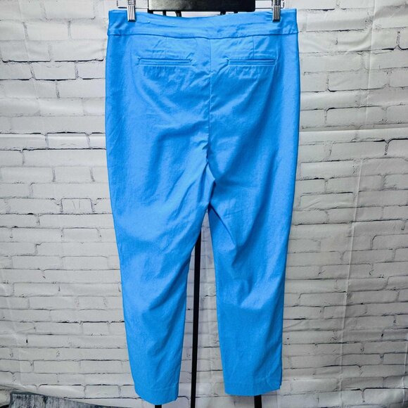 Chico’s 1R Pull-On Pants | Sky Blue Stretch Trousers Size 8R R - Picture 3 of 7